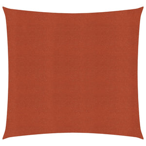 Vela ombreggiante 160 g/m² terracotta 6 x 6 m HDPE 02_0009357