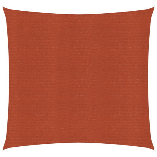 Vela ombreggiante 160 g/m² terracotta 6 x 6 m HDPE 02_0009357