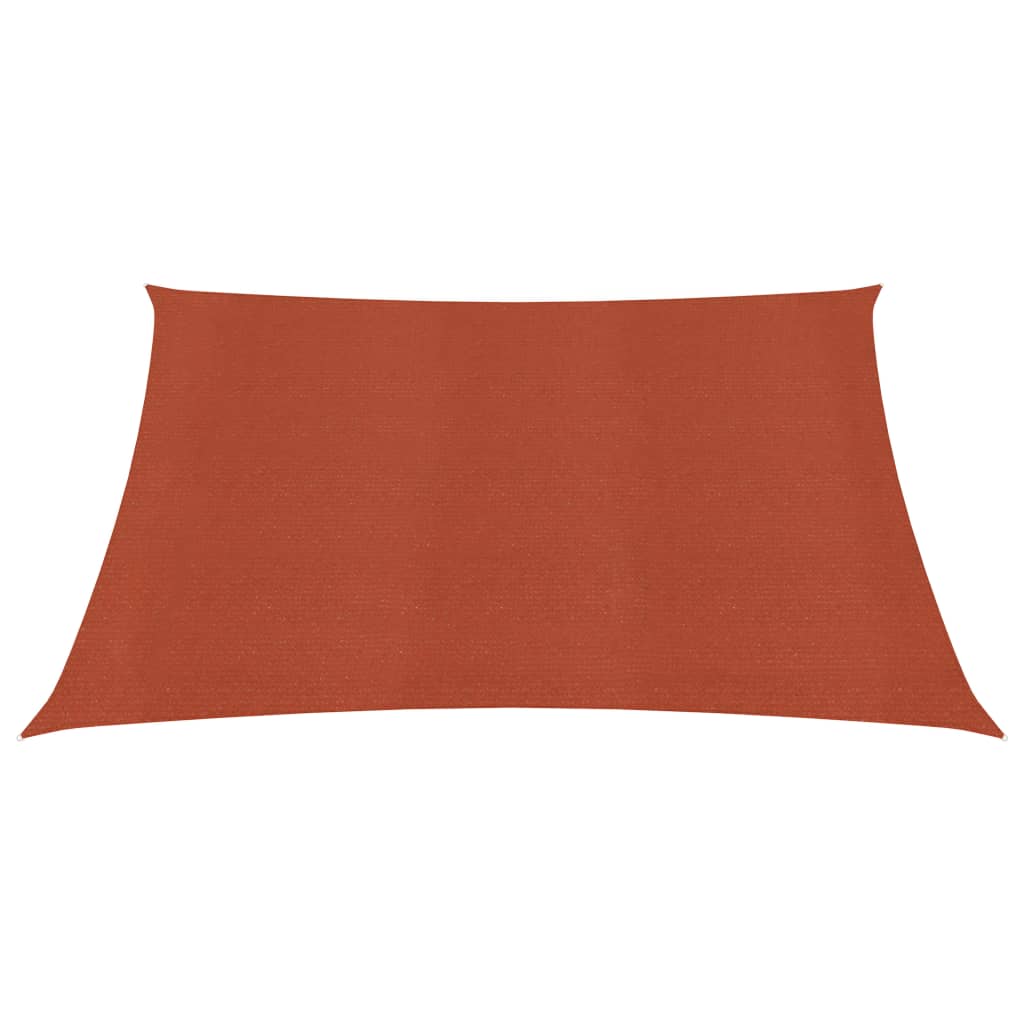 Vela ombreggiante 160 g/m² terracotta 6 x 6 m HDPE 02_0009357