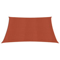 Vela ombreggiante 160 g/m² terracotta 6 x 6 m HDPE 02_0009357