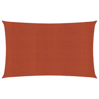 Vela ombreggiante 160 g/m² terracotta 2 x 5 m HDPE 02_0009344