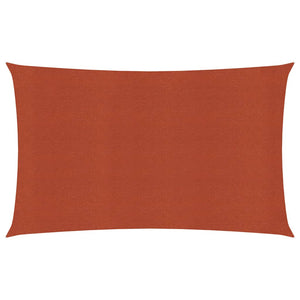 Vela ombreggiante 160 g/m² terracotta 2 x 5 m HDPE 02_0009344