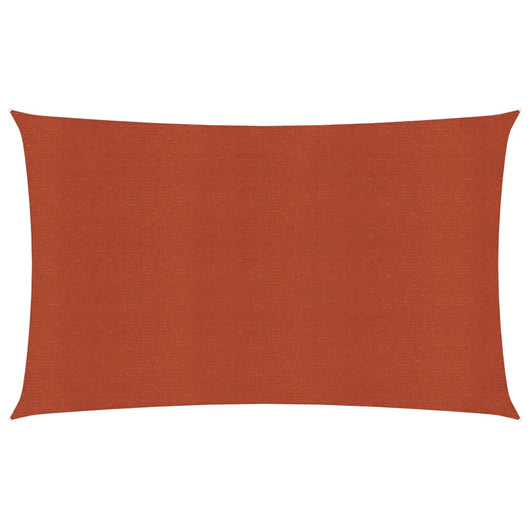 Vela ombreggiante 160 g/m² terracotta 2 x 5 m HDPE 02_0009344