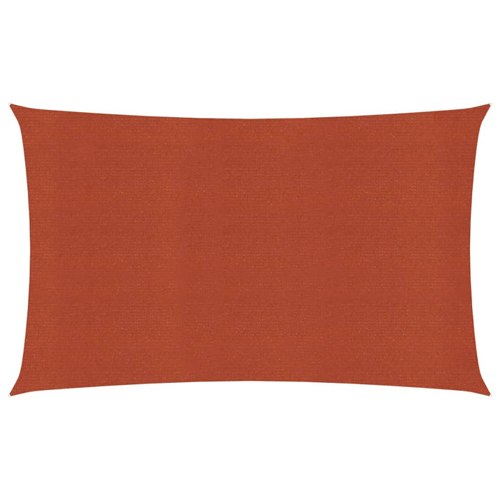 Vela ombreggiante 160 g/m² terracotta 2 x 5 m HDPE 02_0009344