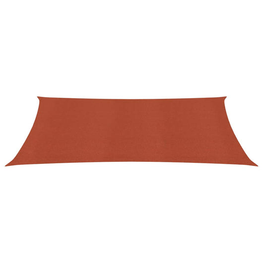 Vela ombreggiante 160 g/m² terracotta 2 x 5 m HDPE 02_0009344