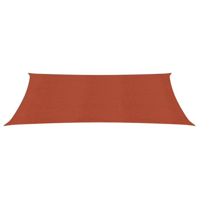 Vela ombreggiante 160 g/m² terracotta 2 x 5 m HDPE 02_0009344