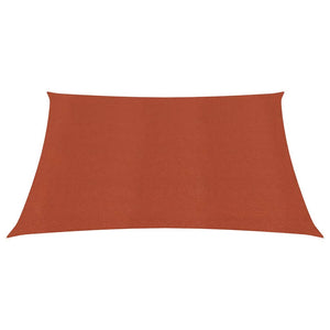 Vela ombreggiante 160 g/m² terracotta 2,5 x 3 m HDPE 02_0009337