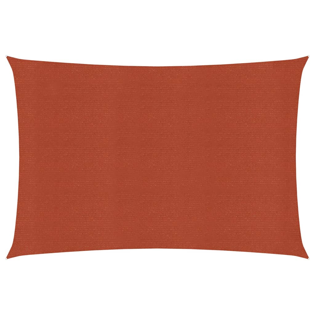 Vela in tessuto per ombrellone 160 g/m² terracotta 2,5 x 4,5 m HDPE 02_0009339