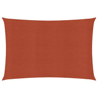 Vela in tessuto per ombrellone 160 g/m² terracotta 2,5 x 4,5 m HDPE 02_0009339