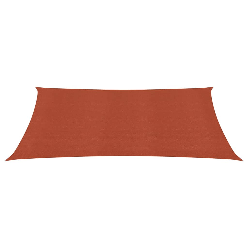 Vela in tessuto per ombrellone 160 g/m² terracotta 2,5 x 4,5 m HDPE 02_0009339