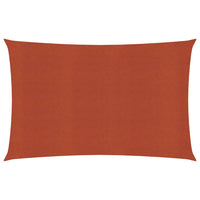 Vela ombreggiante 160 g/m² terracotta 3 x 4,5 m HDPE 02_0009348