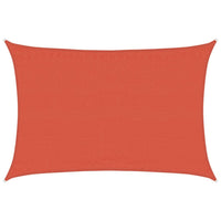 Vela Parasole 160 g/m² Rettangolare Terracotta 3,5x4,5 m HDPE 311351