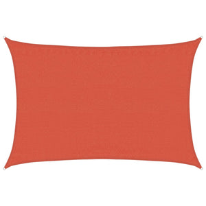 Vela Parasole 160 g/m² Rettangolare Terracotta 3,5x4,5 m HDPE 311351