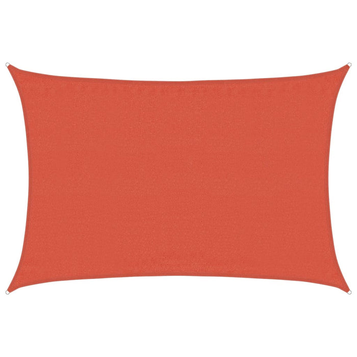 Vela Parasole 160 g/m² Rettangolare Terracotta 3,5x4,5 m HDPE 311351
