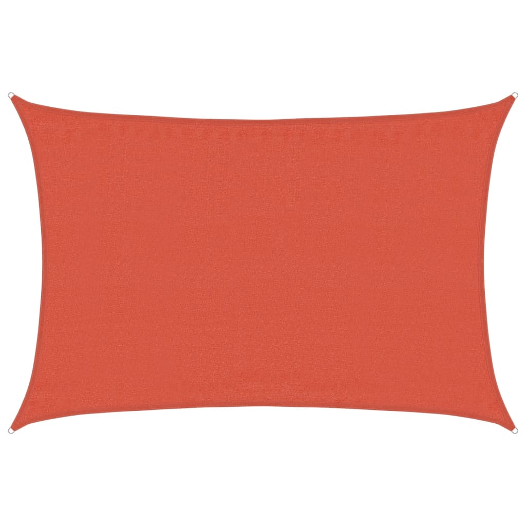 Vela Parasole 160 g/m² Rettangolare Terracotta 3,5x5 m HDPE 311352