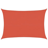 Vela Parasole 160 g/m² Rettangolare Terracotta 3,5x5 m HDPE 311352