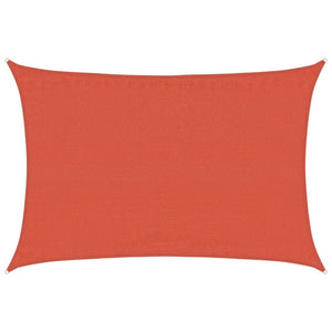 Vela Parasole 160 g/m² Rettangolare Terracotta 3,5x5 m HDPE 311352