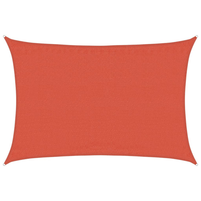 Vela Parasole 160 g/m² Rettangolare Terracotta 3,5x5 m HDPE 311352