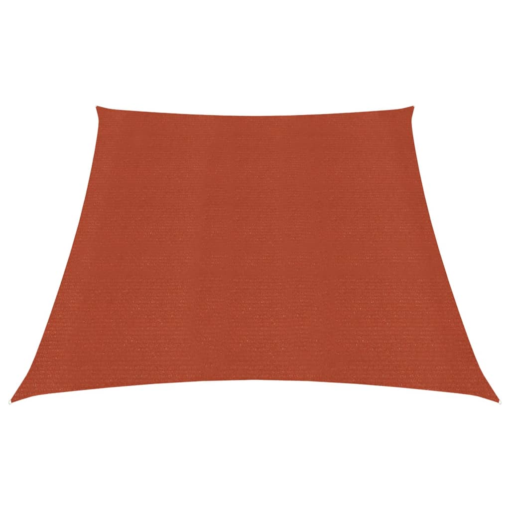 Vela ombreggiante 160 g/m² 3/4 x 2 m HDPE terracotta 02_0009346