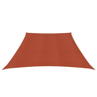 Vela ombreggiante 160 g/m² 3/4 x 2 m HDPE terracotta 02_0009346