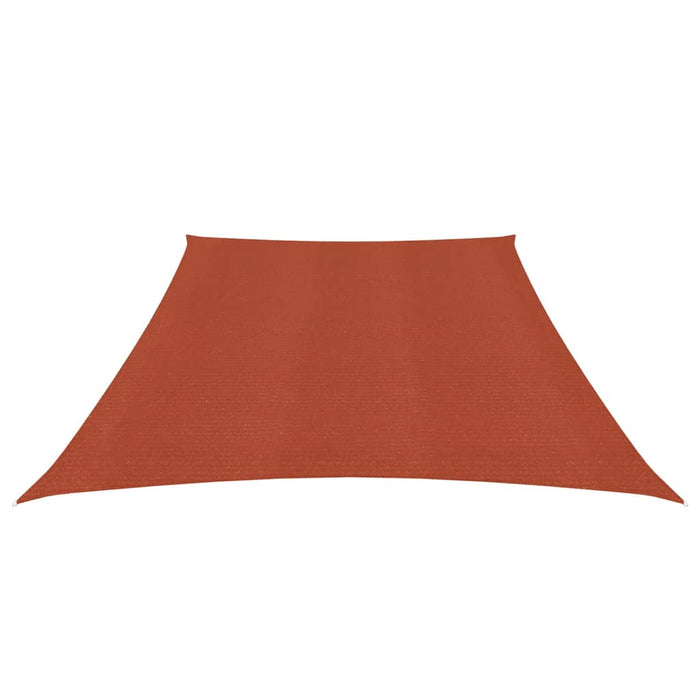Vela ombreggiante 160 g/m² 3/4 x 2 m HDPE terracotta 02_0009346