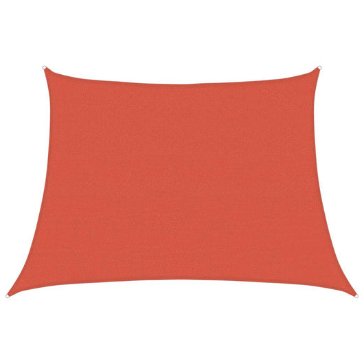 Vela Parasole 160 g/m² Trapezio Terracotta 4/5x3 m in HDPE 311380
