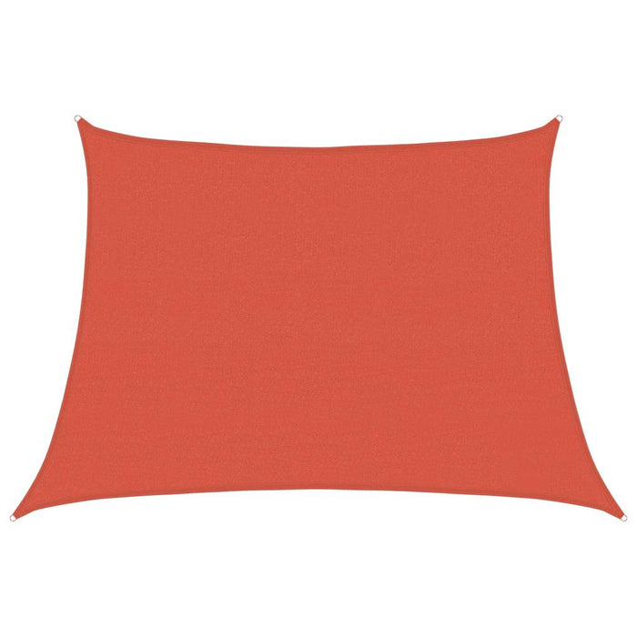 Vela Parasole 160 g/m² Trapezio Terracotta 4/5x3 m in HDPE 311380