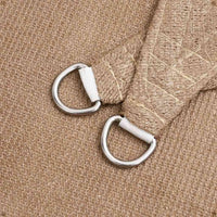 Vela Parasole 160 g/m² Grigio Talpa 3,5x4,5 m in HDPE 311406