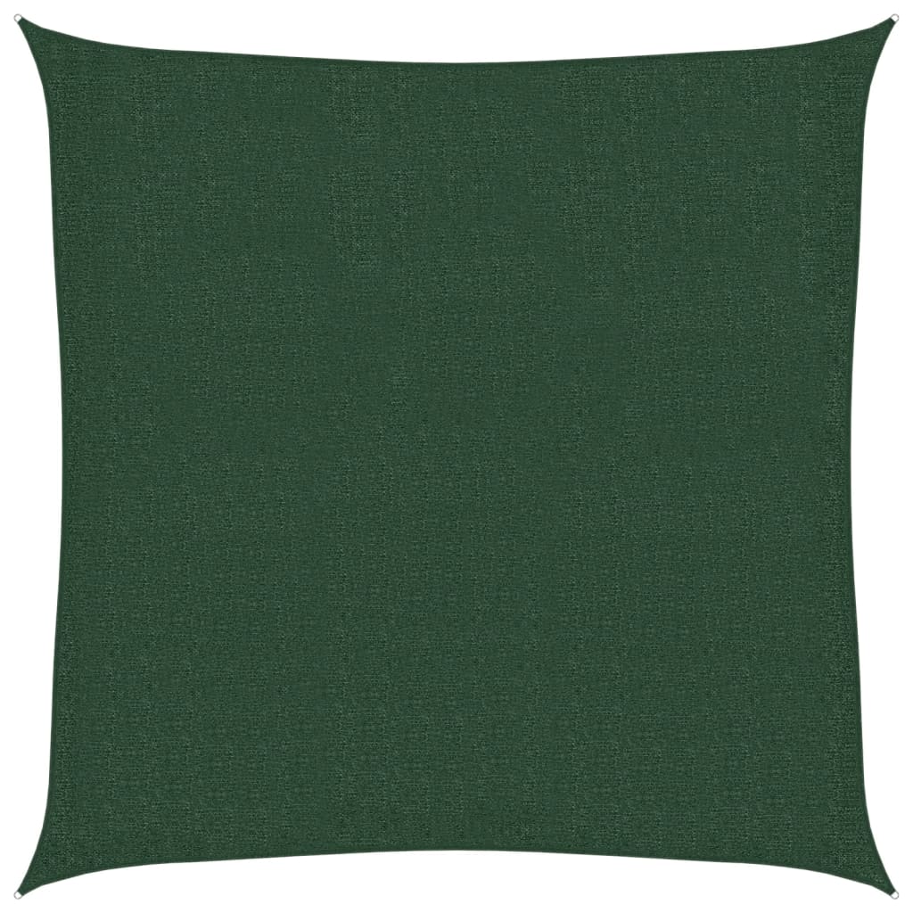 Vela Parasole 160 g/mÂ² Verde Scuro 2,5x2,5 m in HDPE