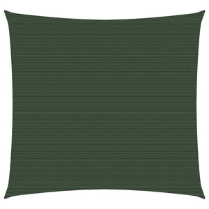 Vela ombreggiante 160 g/m² verde scuro 2,5 x 2,5 m HDPE 02_0009405