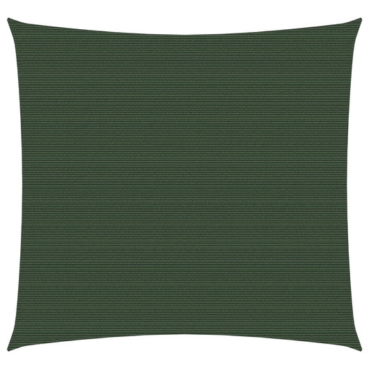 Vela ombreggiante 160 g/m² verde scuro 2,5 x 2,5 m HDPE 02_0009405