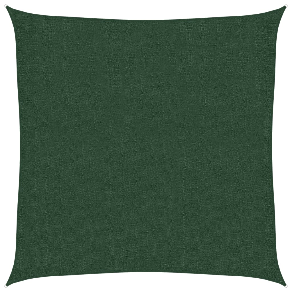 Vela Parasole 160 g/m² Verde Scuro 3x3 m in HDPE