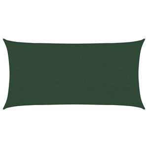 Vela Parasole 160 g/m² Verde Scuro 2x3,5 m in HDPE