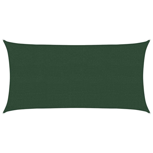 Vela Parasole 160 g/m² Verde Scuro 2x3,5 m in HDPE