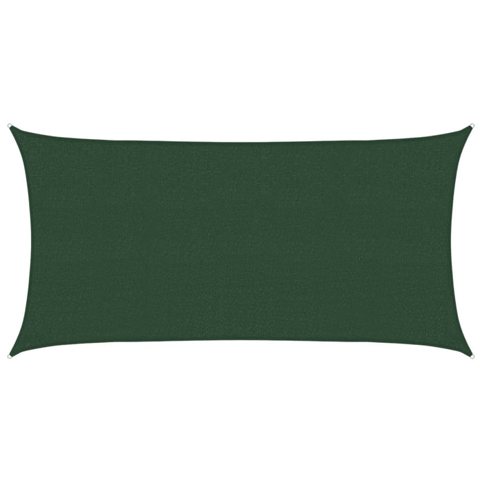 Vela Parasole 160 g/m² Verde Scuro 2x3,5 m in HDPE