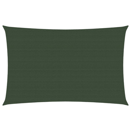 Vela in tessuto per ombrellone 160 g/m² HDPE 2 x 4,5 m verde scuro 02_0009413