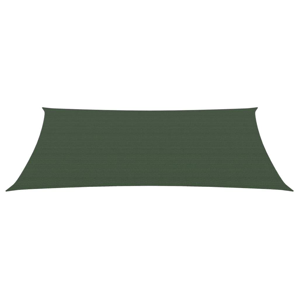 Vela in tessuto per ombrellone 160 g/m² HDPE 2 x 4,5 m verde scuro 02_0009413