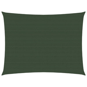 Vela ombreggiante 160 g/m² verde scuro 2,5 x 3 m HDPE 02_0009407