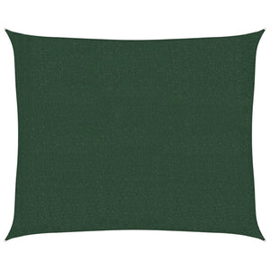 Vela Parasole 160 g/m² Verde Scuro 2,5x3 m in HDPE 311452