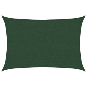 Vela Parasole 160 g/m² Verde Scuro 2,5x3,5 m in HDPE 311453