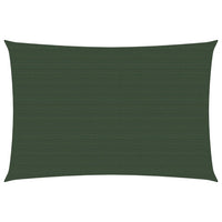 Vela ombreggiante 160 g/m² verde scuro 2,5 x 3,5 m HDPE 02_0009408