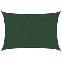 Vela Parasole 160 g/m² Verde Scuro 2,5x4 m in HDPE 311454
