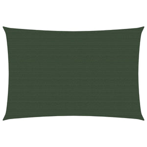 Vela in tessuto per ombrellone 160 g/m² HDPE 2,5 x 4 m verde scuro 02_0009409