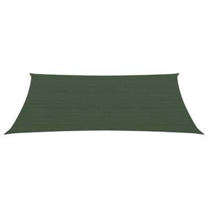 Vela in tessuto per ombrellone 160 g/m² HDPE 2,5 x 4 m verde scuro 02_0009409