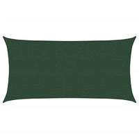 Vela Parasole 160 g/m² Verde Scuro 2,5x5 m in HDPE 311456