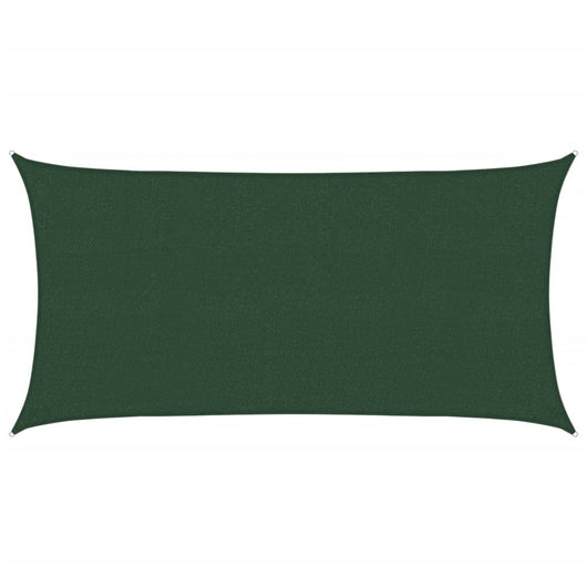 Vela Parasole 160 g/m² Verde Scuro 2,5x5 m in HDPE 311456