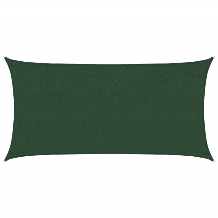 Vela Parasole 160 g/m² Verde Scuro 2,5x5 m in HDPE 311456