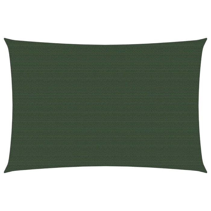 Vela ombreggiante 160 g/m² verde scuro 3 x 4 m HDPE 02_0009425