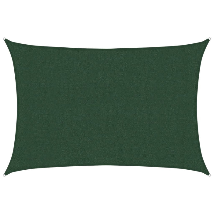Vela Parasole 160 g/m² Verde Scuro 3x4 m in HDPE 311457