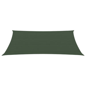 Vela ombreggiante 160 g/m² verde scuro 3 x 4 m HDPE 02_0009425